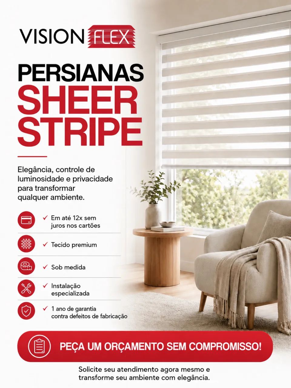 Cortinas e Persianas sob medida - Foto 3
