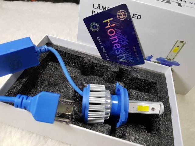 Lampada LED Farol H4 4100LM de potencia 36W com Cooler (Uma Unidade/Moto) - Foto 9
