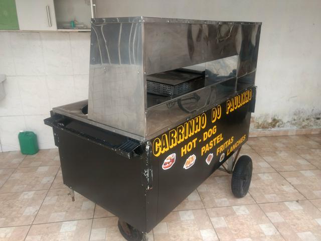 Carrinho de lanches 3 em 1