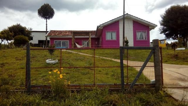 Linda Chácara com Casa Alvenaria 110 m2 - Vila Rural - Palmas PR