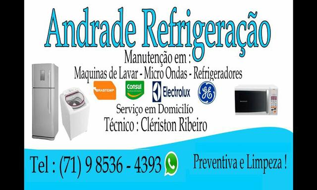 Consertos em maquinas de lavar,geladeiras e microondas