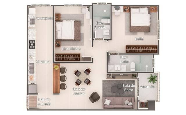 Apartamentos em Ótima localização, próximo a Universidades; - Foto 2