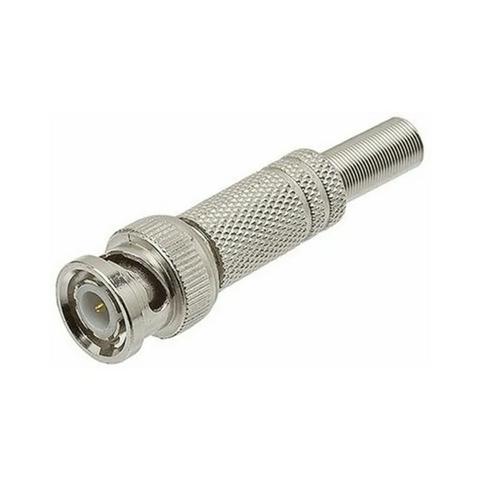 Kit 10 unidades de Conectores Bnc Macho Borne Cftv Mola 57mm Ydtech - SKU:81662