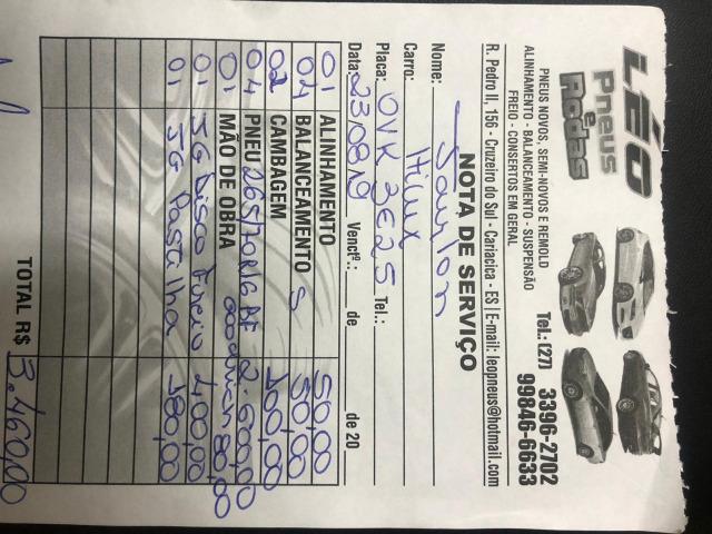 Vendo ou troco Hilux 13/13 SRV Preta - Foto 15