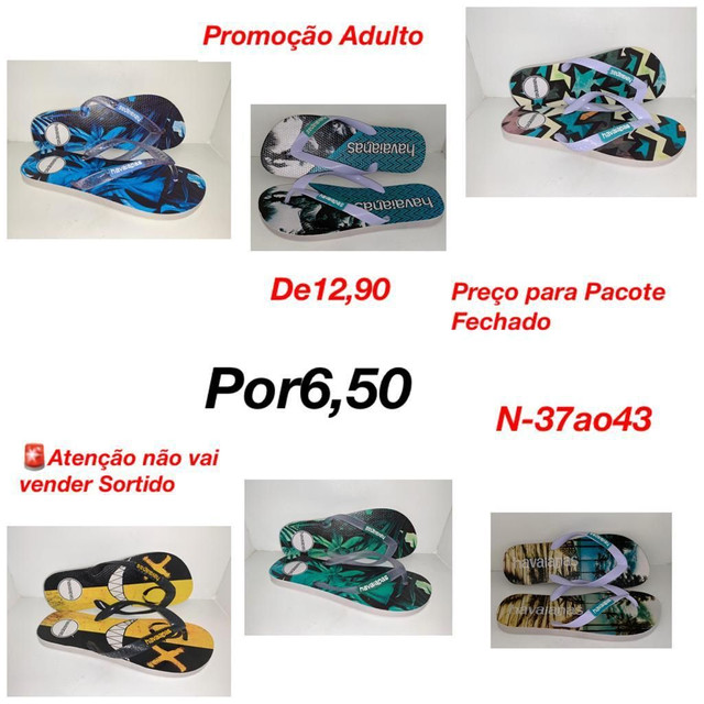 comprar sandalias havaianas direto fabrica