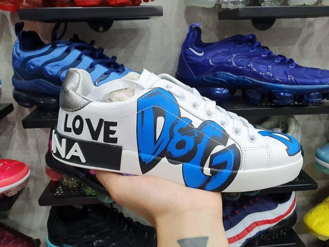 tenis dolce gabbana azul