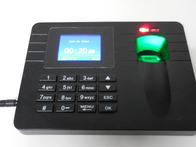 maquina de ponto impressão digital colorida biometria - Foto 3