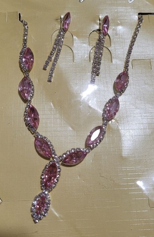 Colar strass com pedras nude bijuterias  - Foto 2