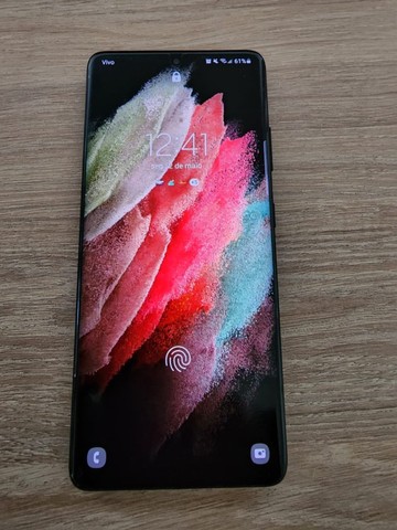Celular Samsung S21 Ultra 5G 256GB Preto. Aparelho espetacular! Conservado!