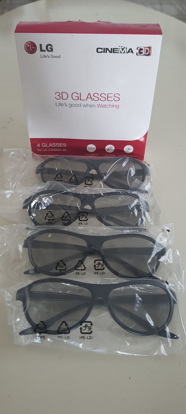 4 Óculos 3D para TVs 