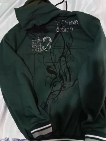 Jaqueta Blusa unisex Verde masculina feminina GG nova