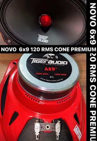 Par 6x9 Tiger Audio cone premium lançamento novo - Peças para