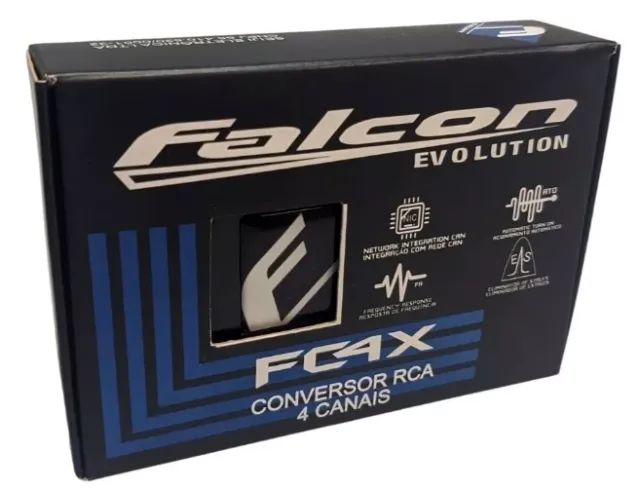 Conversor Adaptador Falcon Fio Para Rca 4 Canais Bci Som Toca Cd Player Som Original - Foto 5