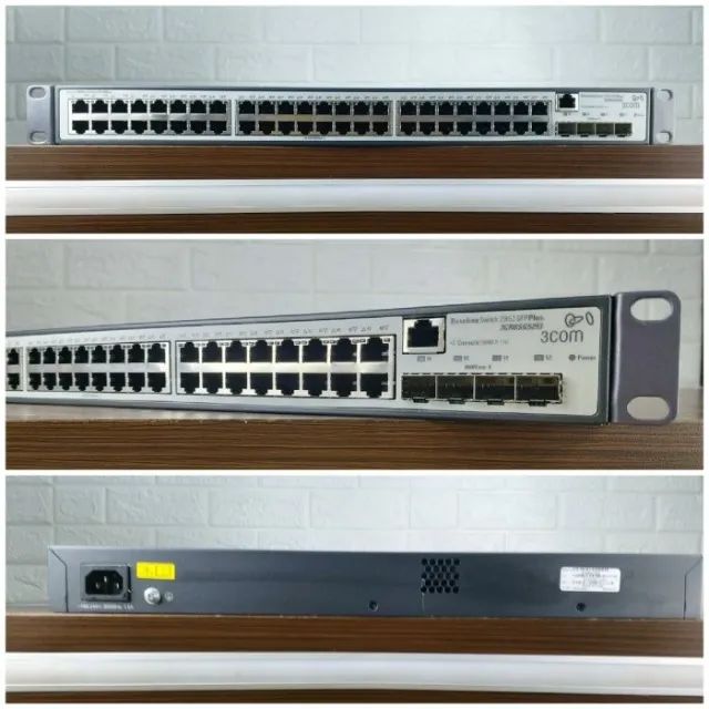 Switch 3com 2952 Sfp-plus 48 Portas fast 
