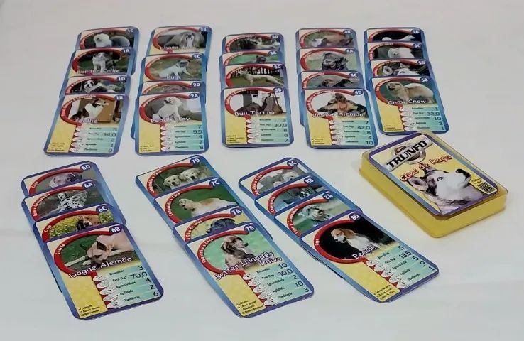 Jogo de cartas "SUPER TRUNFO"  GROW. CÃES DE RAÇA  Código 01404   - Foto 5