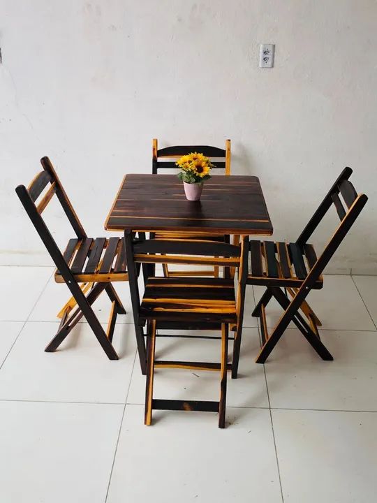 Conjunto dobrável 70x70 - Foto 5