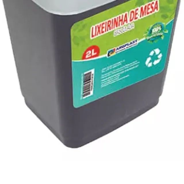 Lixeirinha De Mesa Basculada 2 Lts 25459 Arqplast - Foto 3