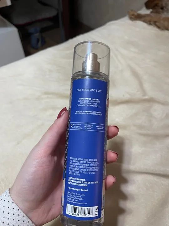 Body Splash Bath And Body Works Blueberry Sugar Pancake - Foto 3