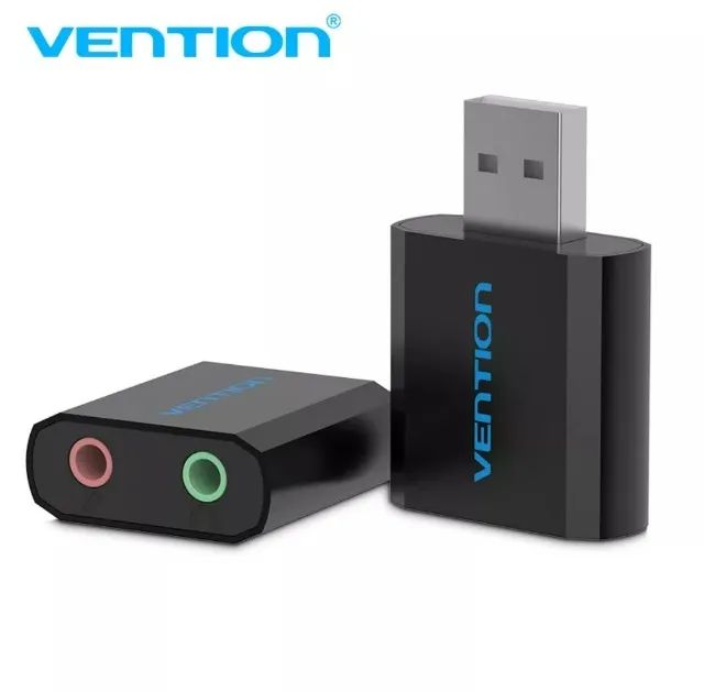 Vention External USB Sound Card Audio Adapter with 3.5mm Jack – TOP Quality