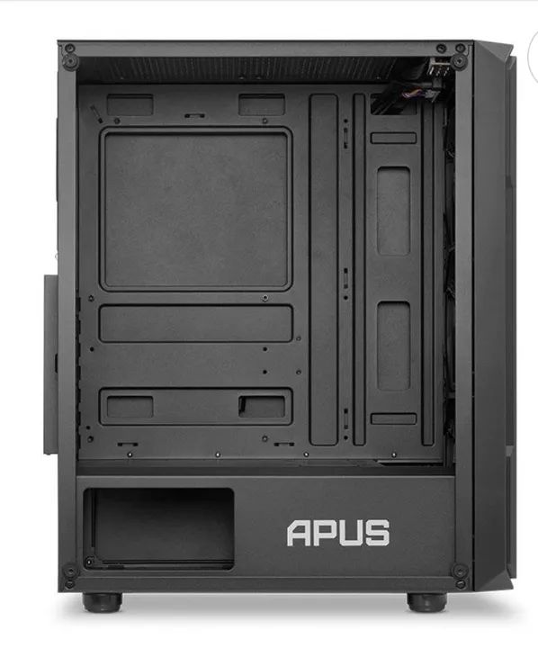 Gabinete Gamer Pichau APUS - Preto - Foto 3