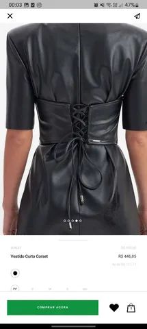 Vestido Lança Perfume (couro com corset) - Foto 4