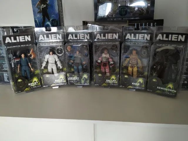 Coleção Aliens Neca 8º Passageiro O Resgate Alien 3 Xenomorph Warrior Big Chap Ripley - Foto 4
