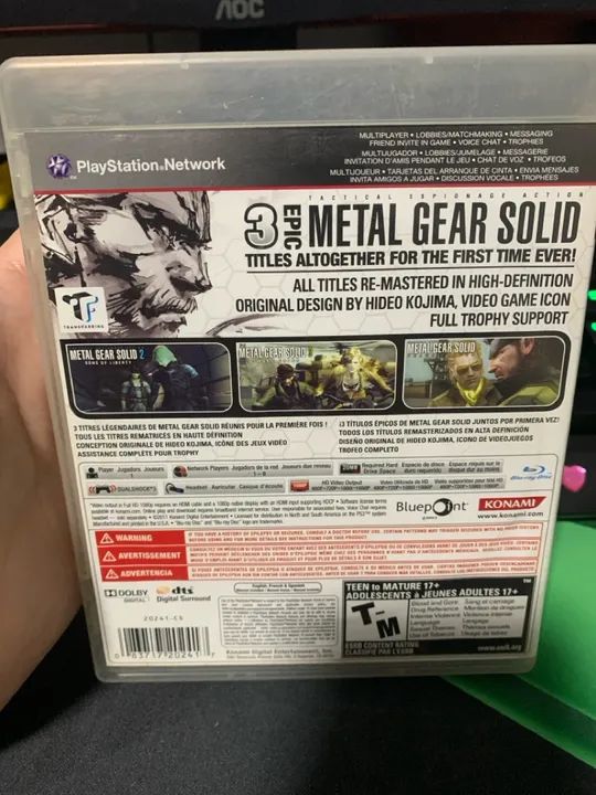 Metal Gear Solid HD Collection PS3 - Foto 3