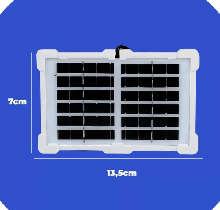 Lâmpada super forte com carregador solar portátil  - Foto 2