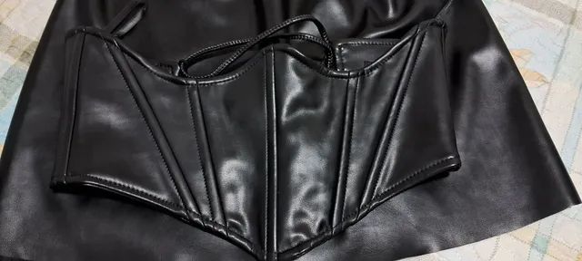 Vestido Lança Perfume (couro com corset) - Foto 5