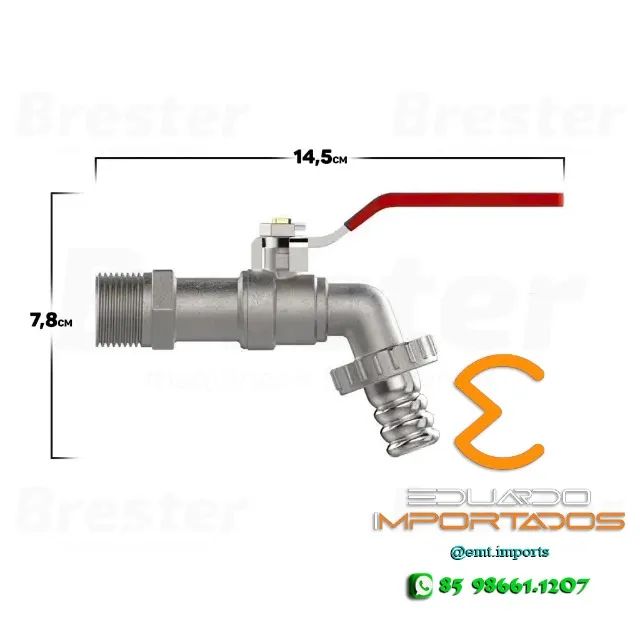 Torneira Esfera 1/2 com Alavanca BOM-2018 - Foto 2