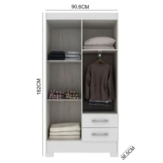 Roupeiro solteiro 64596144194179123