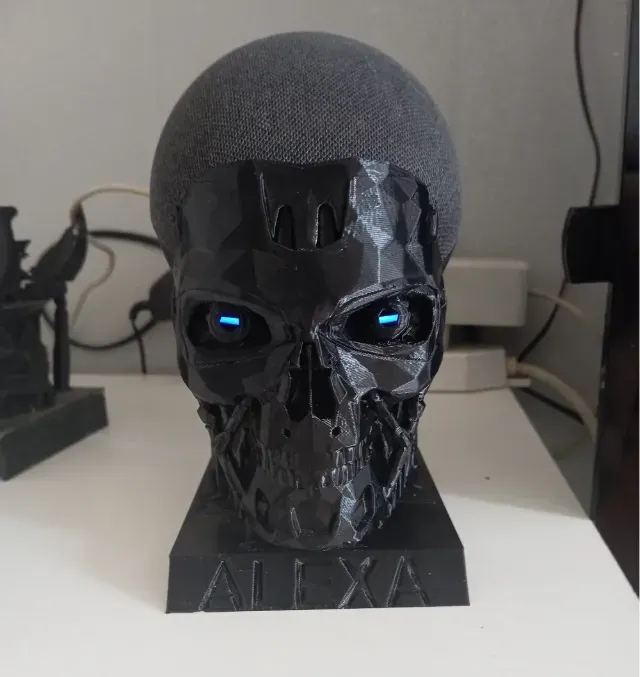 Suporte Personalizado para Alexa - Design Exclusivo em Impressão 3D