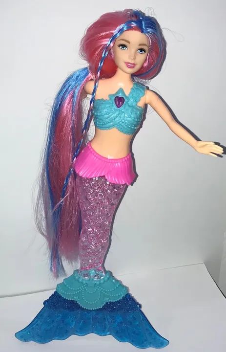 Boneca Barbie Sereia com Cabelo Mágico e Musical - Foto 3