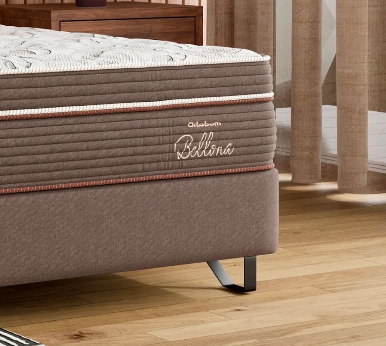 CAMA KING COMPLETA ORTOBOM NOVA - Foto 3