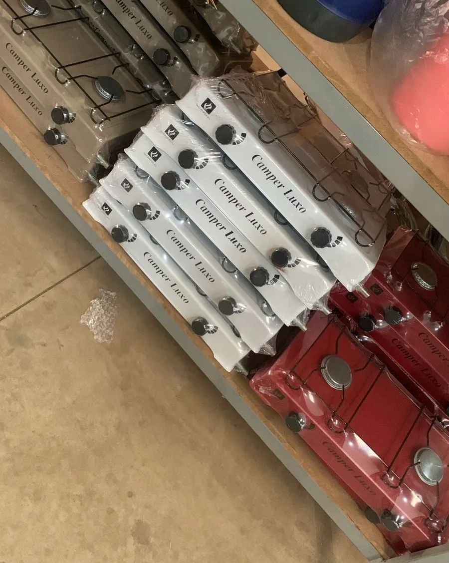 Fogão portátil 2 bocas a gás  - Foto 2