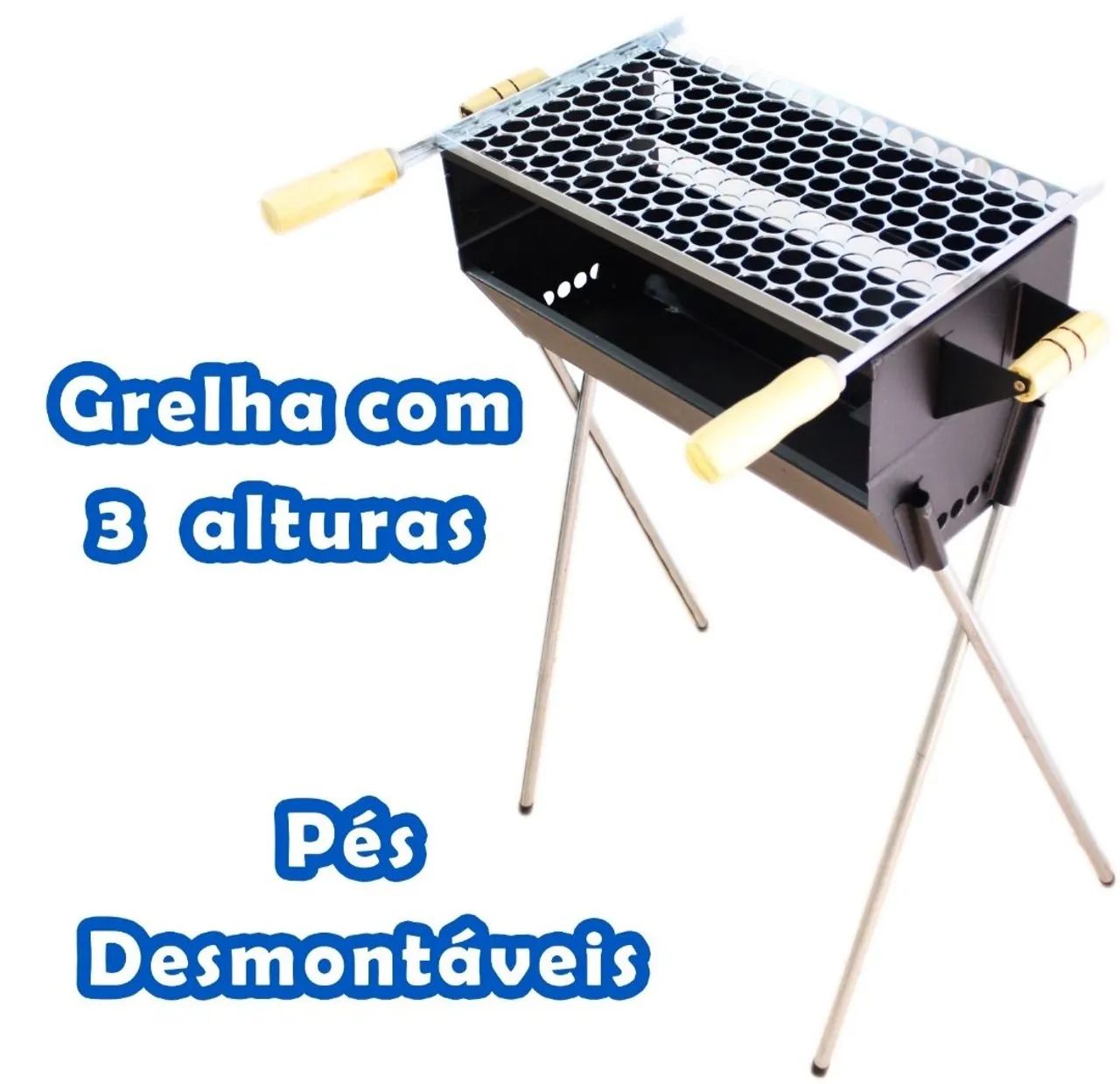 Churrasqueira Espetinho 50x25 completa  - Foto 3
