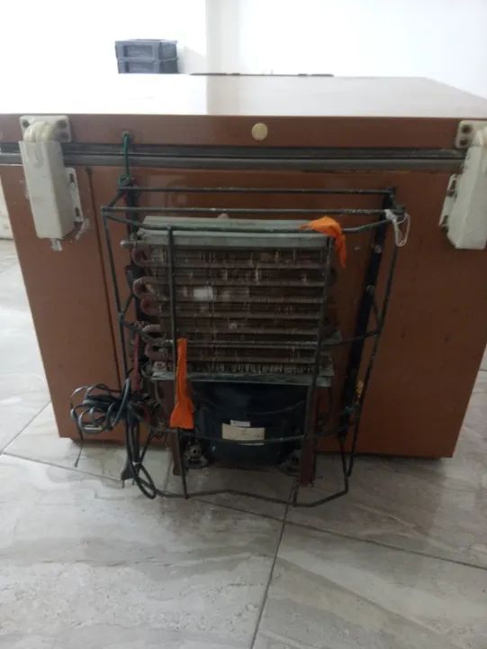 Frezer adaptado com 4 alças para transporte - Foto 3