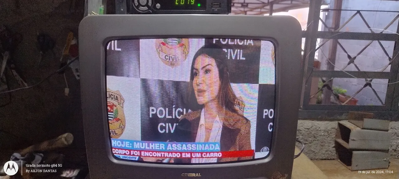 Tv de tubo 14 polegada