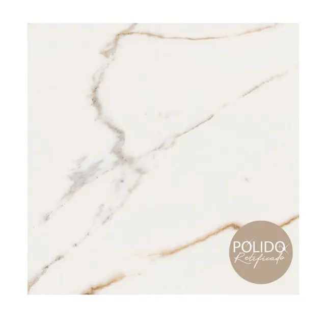 Piso Polido Retificado 87x87 Apuane Extra Formigres Premium