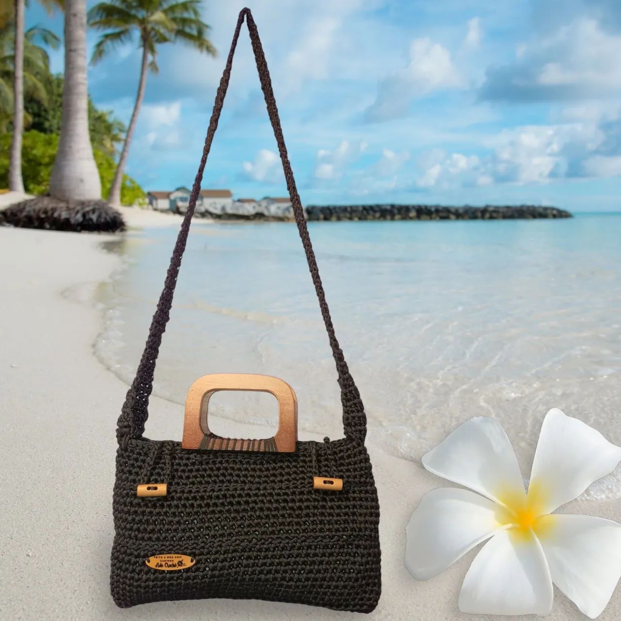 Bolsa Verde Oliva Crochê ? - Foto 3