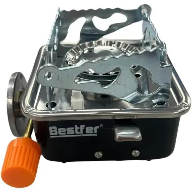 Fogareiro Portatil Dobravel para Camping e Viagem - Bestfer - Foto 2