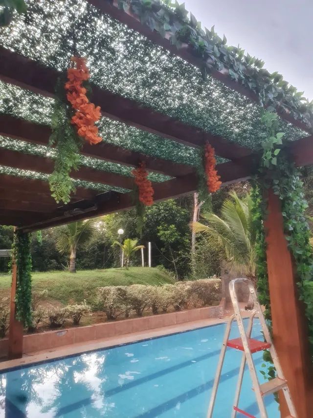 Cobertura para pergolado folhagens - Foto 4