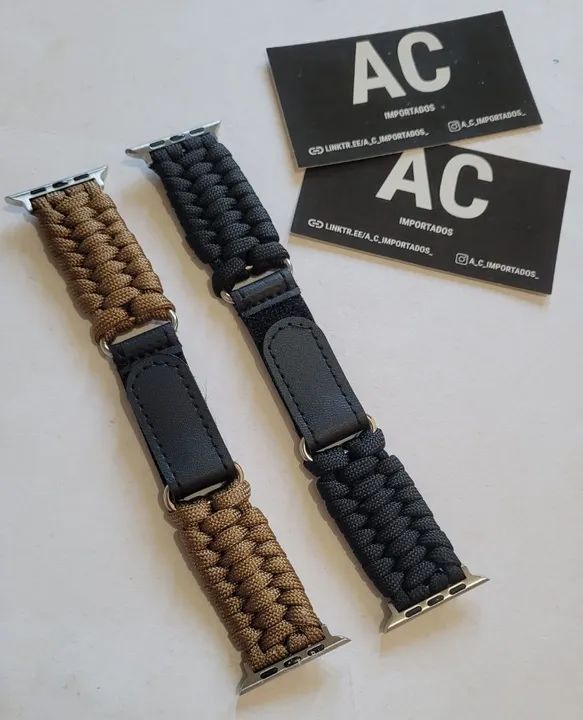 Pulseira Paracord para Apple Watch 42/44/45/46/49mm  - Foto 2