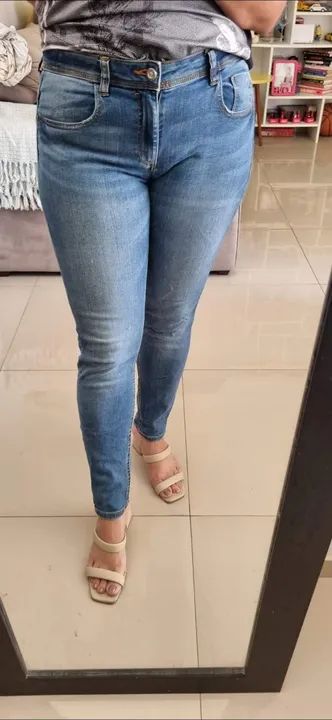 Calça jeans ZARA feminina tam 40 - Foto 3