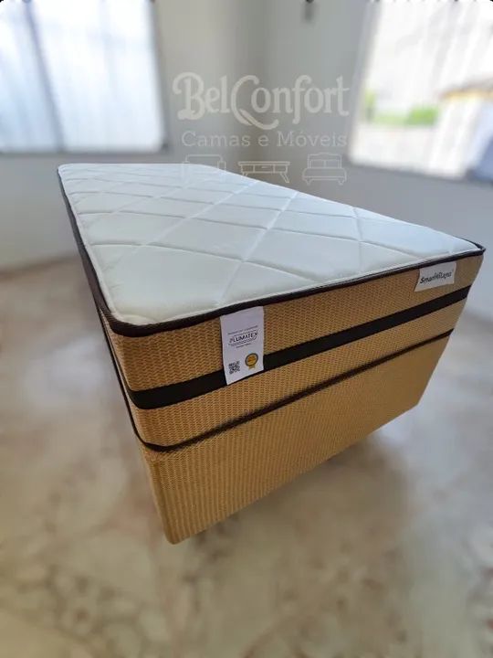 CAMA BOX SOLTEIRO MOLAS ENSACADAS OFERTA BLACK FRIDAY 