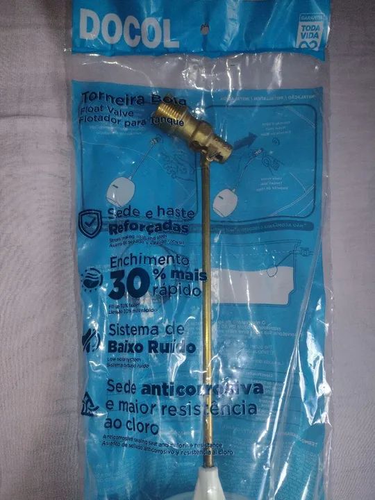 Torneira boia reforçada Docol 3/4 ( nova na embalagem) - Foto 5