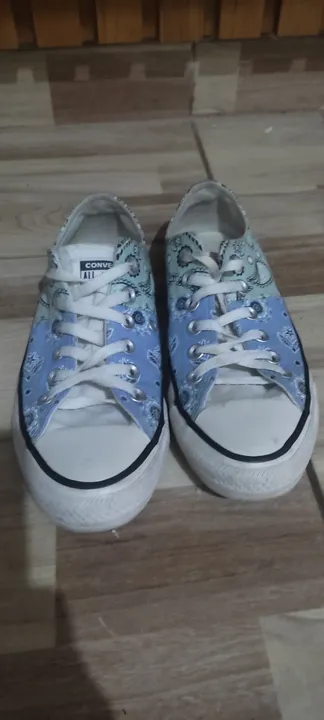 Tênis Converse All Star Azul e Branco