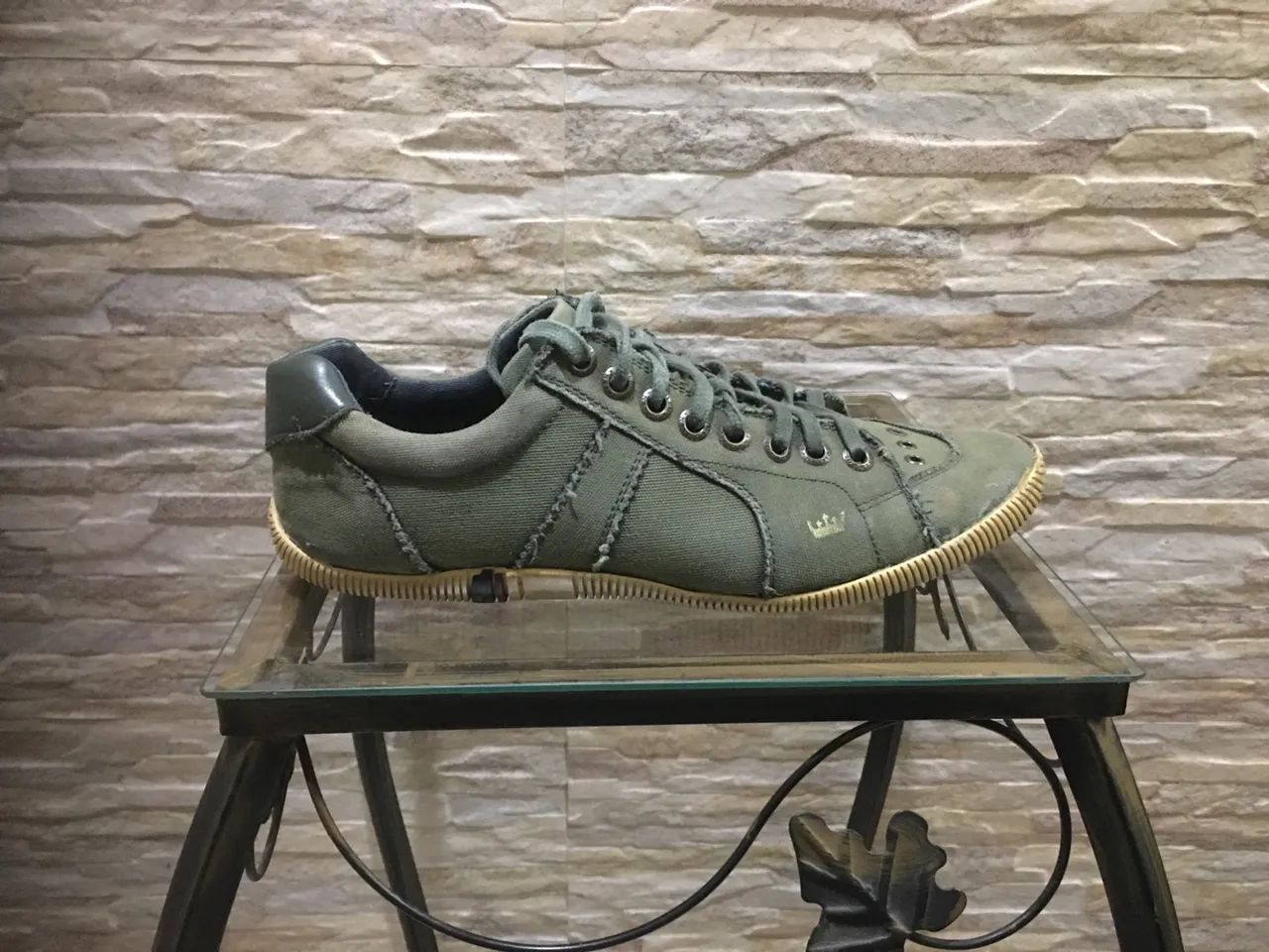 Sapatênis Masculino Osklen Verde Militaru - Foto 3