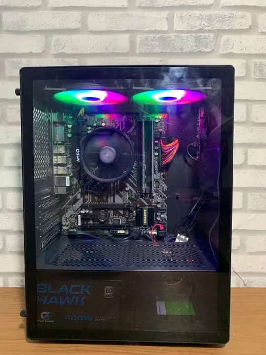 PC GAMER Ryzen 5 5600G | 16GB DDR4 | SSD 256GB | 12x no cartão + Garantia + mouse e teclad - Foto 2