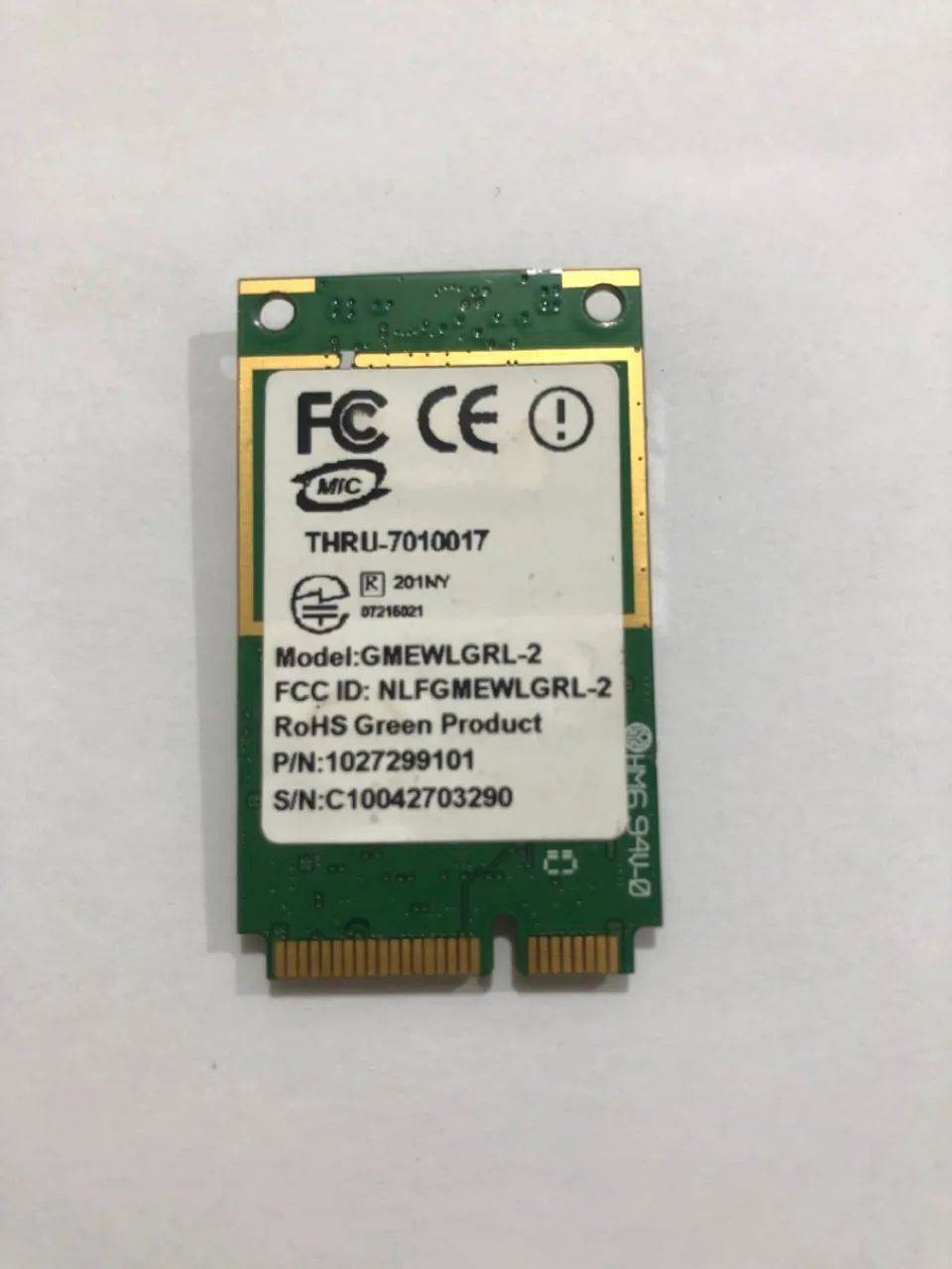 Placa Mini Pcie Wireless Dual Band Bluetooth 5.0 Seminovo GMEWLGRL-2